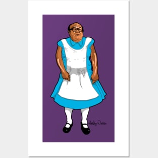 Danny DeVito as Alice In Wonderland Posters and Art